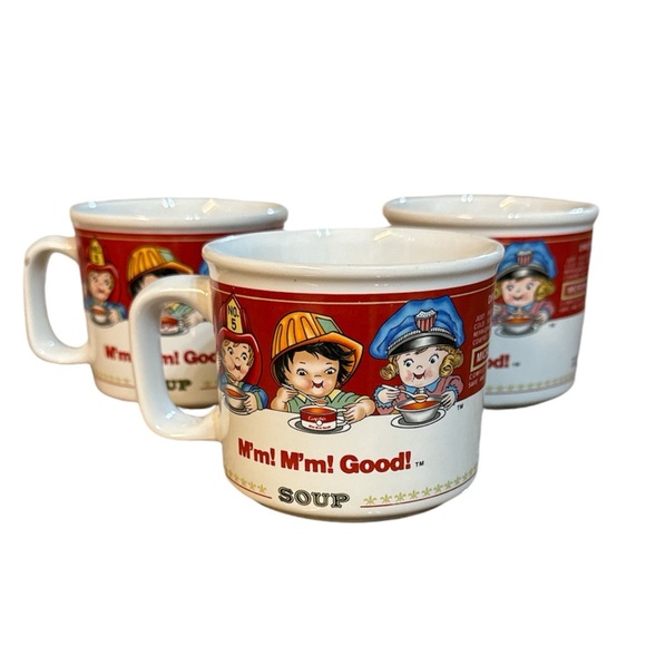 Campbell Soup Company Vintage Soup Bowls/Cups Lot of 3 - Picture 4 of 8